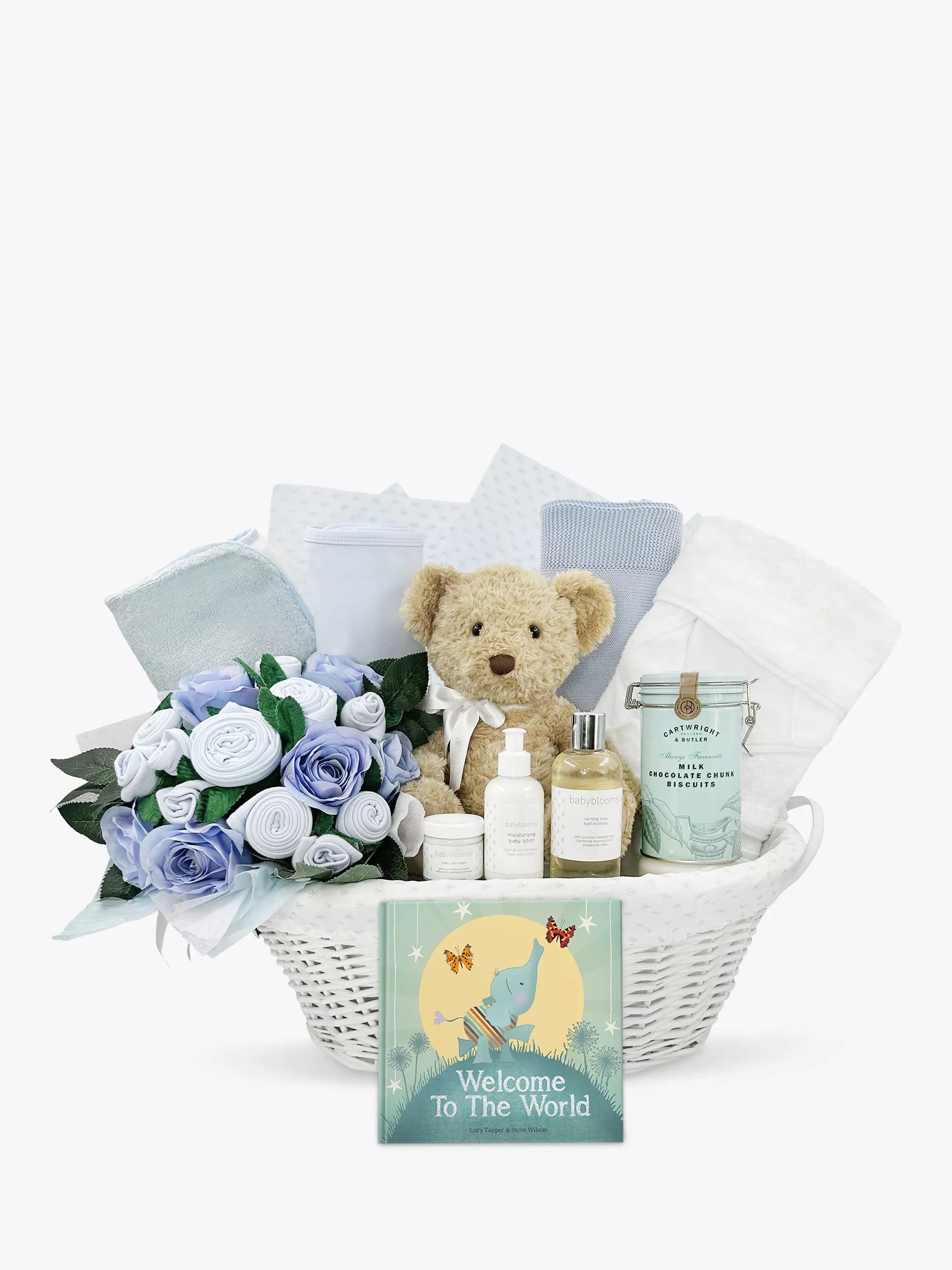 Babyblooms Welcome to the World Hamper, Light Blue - McGrocer