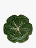 Bordallo Pinheiro Kohl-Steingut-Speiseteller, 26,5 cm, Grün