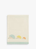 John Lewis Oh My Darling Hedgehog Cotton Knitted Blanket, 100 x 75cm - McGrocer