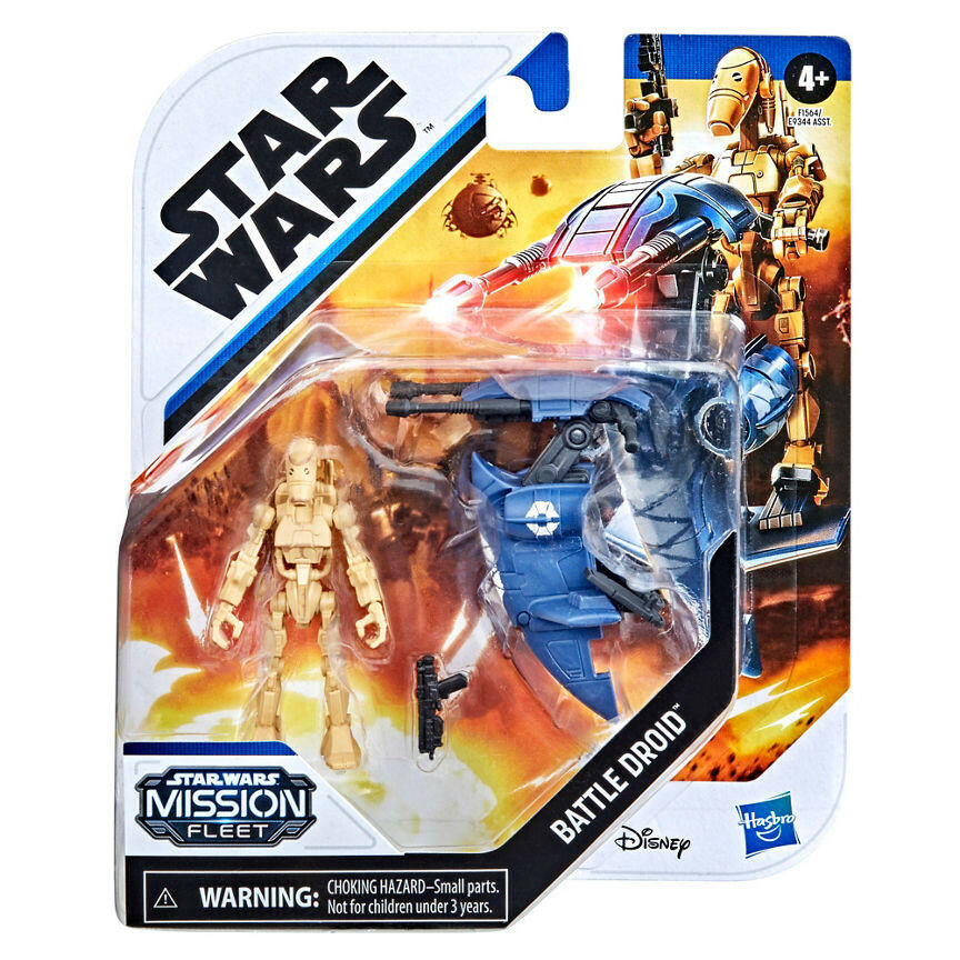 Star Wars Mission Fleet Figure and Vehicle - Battle Droid Kid's Zone ASDA
