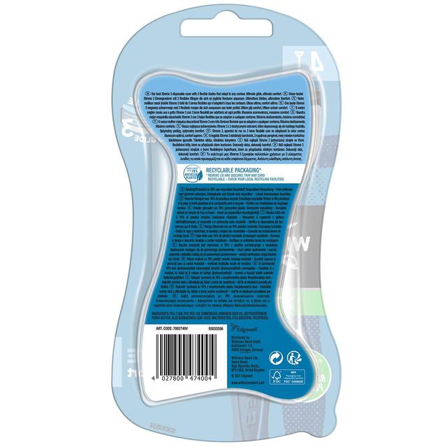 Wilkinson Sword Xtreme 3 Ultimate Plus Men's Disposable Razors 4 per pack GOODS M&S