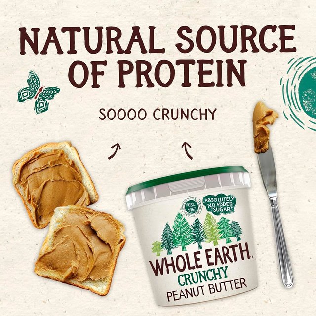 Whole Earth Crunchy Peanut Butter 1kg GOODS M&S