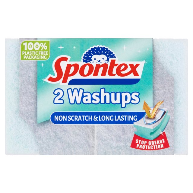 Spontex Washups Non-Scratch 2 per pack GOODS M&S