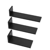 Tutti Bambini Rio Set of Three L-Shaped Wall Shelves - Slate Grey GOODS Boots
