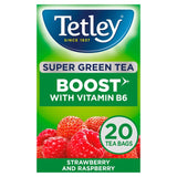 Tetley Super Green Tea Boost Berry Burst Tea Bags 20 per pack GOODS M&S