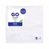 White Compostable Paper Napkins 125 per pack GOODS M&S