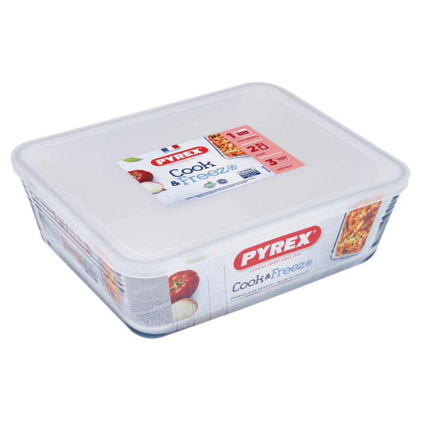 Pyrex Glass Dish With Lid - McGrocer