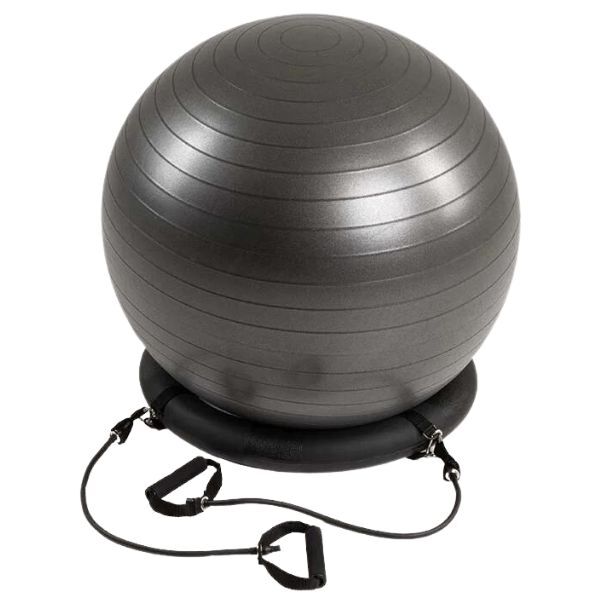 Swedish Posture Ergonomic Gymball with Resistance Bands GOODS Superdrug