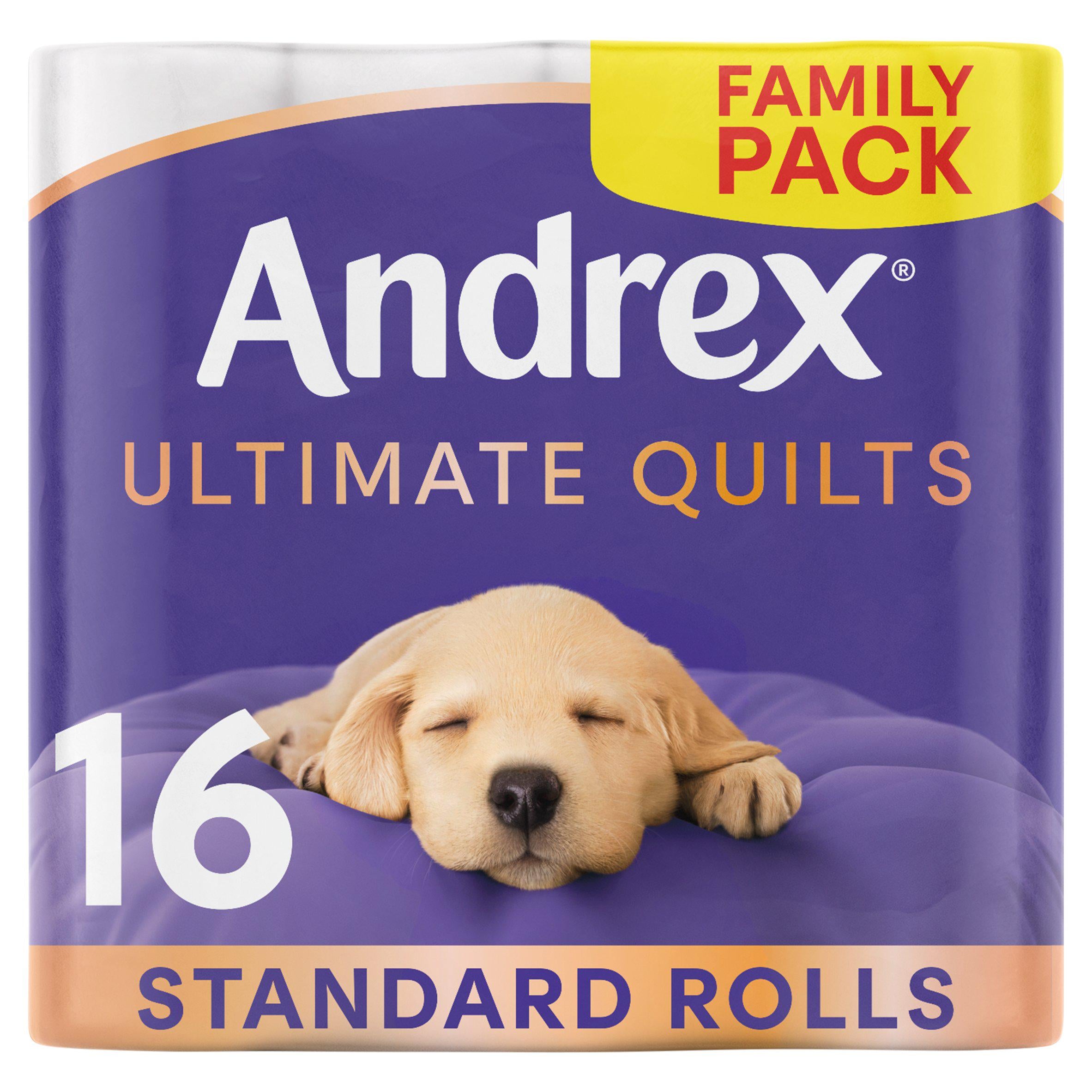 Andrex Ultimate Quilts Toilet Rolls x16 - McGrocer