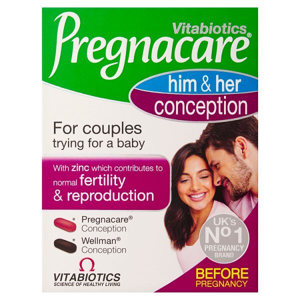 Vitabiotics Pregnacare His/Hers Conception - 60 Tablets - McGrocer