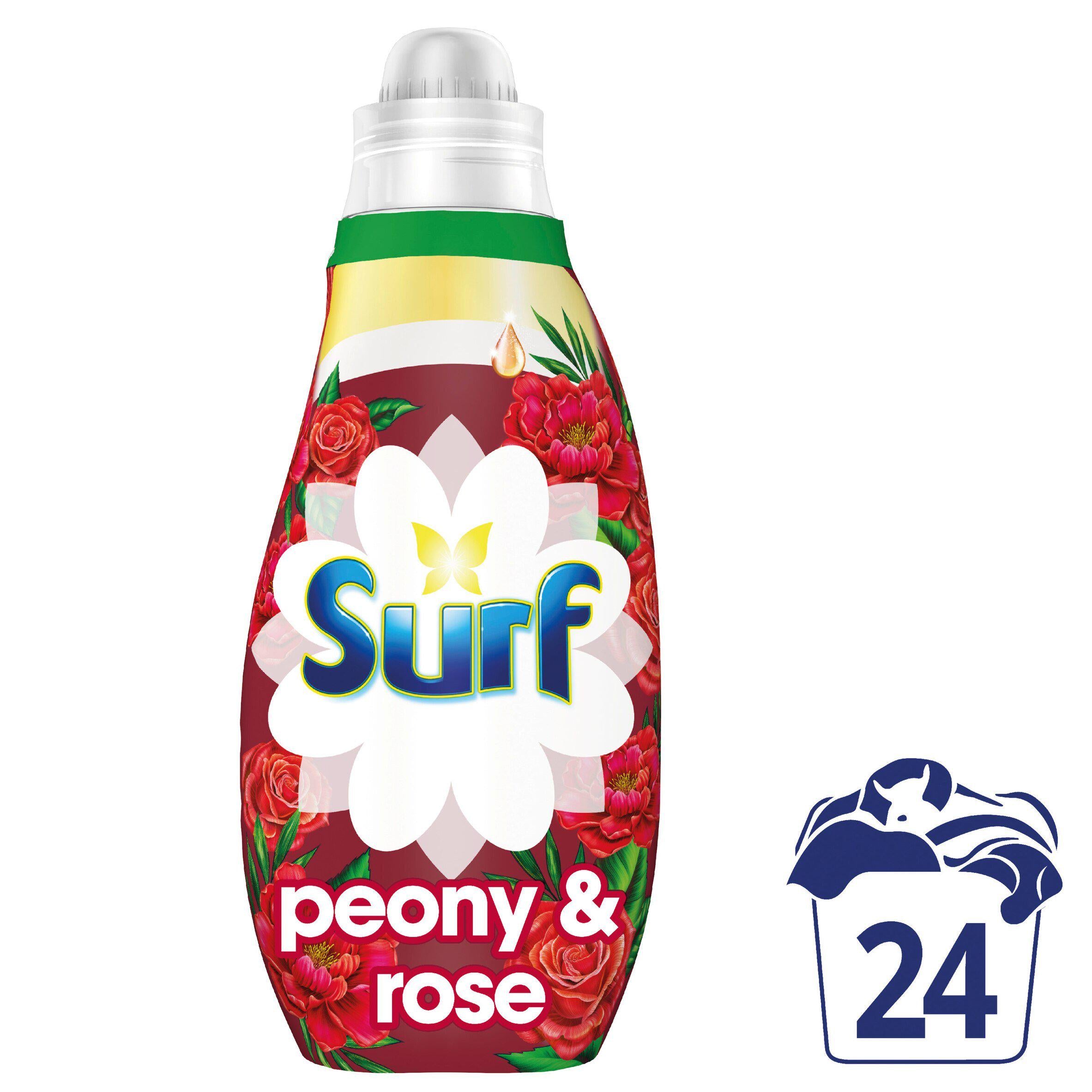 Surf Peony & Rose Concentrated Liquid Laundry Detergent 24 Washes GOODS Sainsburys