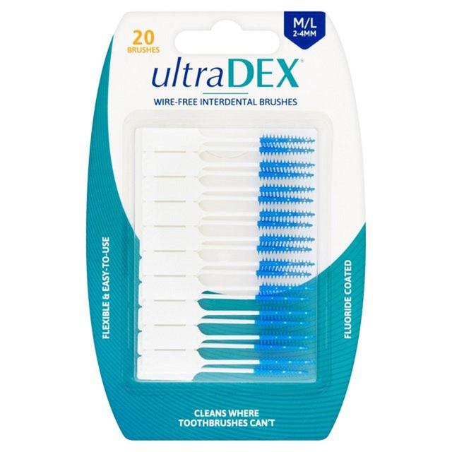UltraDEX Wire-Free Interdental Brush Medium/Large 20 per pack GOODS M&S