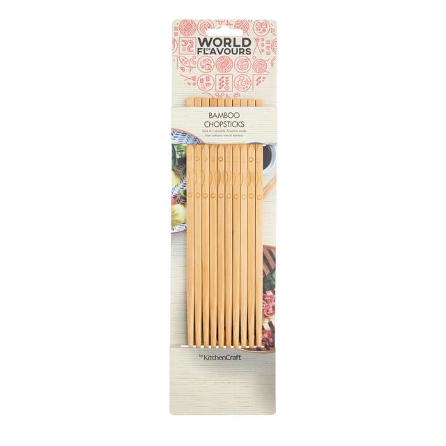 World of Flavours Oriental Bamboo Chop Sticks 10 per pack GOODS M&S
