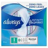 Always Sanitary Towels Infinity Normal (Size 1) Wings 12 per pack - McGrocer