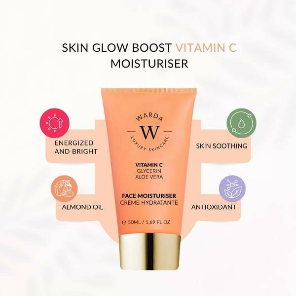 Warda Skin Glow Boost Vitamin C Moisturiser 50ml GOODS Superdrug