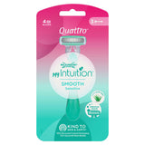 Wilkinson Sword My Intuition Quattro Smooth Sensitive Women's Disposable Razors GOODS ASDA