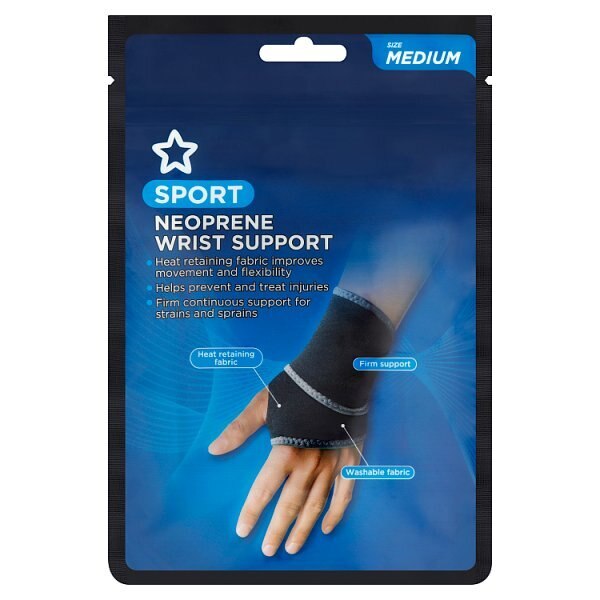 Superdrug Neoprene Wrist Support Medium GOODS Superdrug