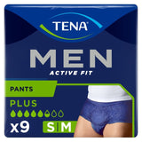 TENA Men Active Fit Incontinence Pants Plus Small/ Medium 9 per pack GOODS M&S