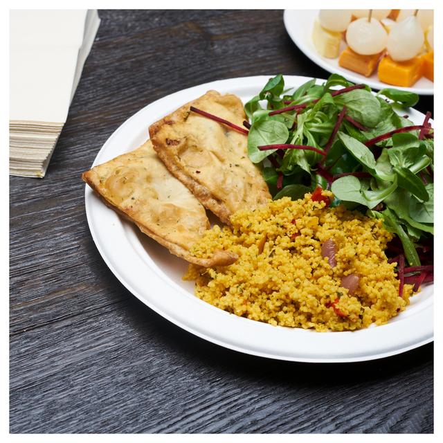 White 22cm Bagasse Party Plates 10 per pack GOODS M&S