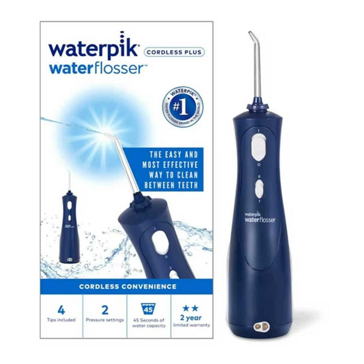 Waterpik Cordless Plus Water Flosser WP-463UK - Blue GOODS Boots