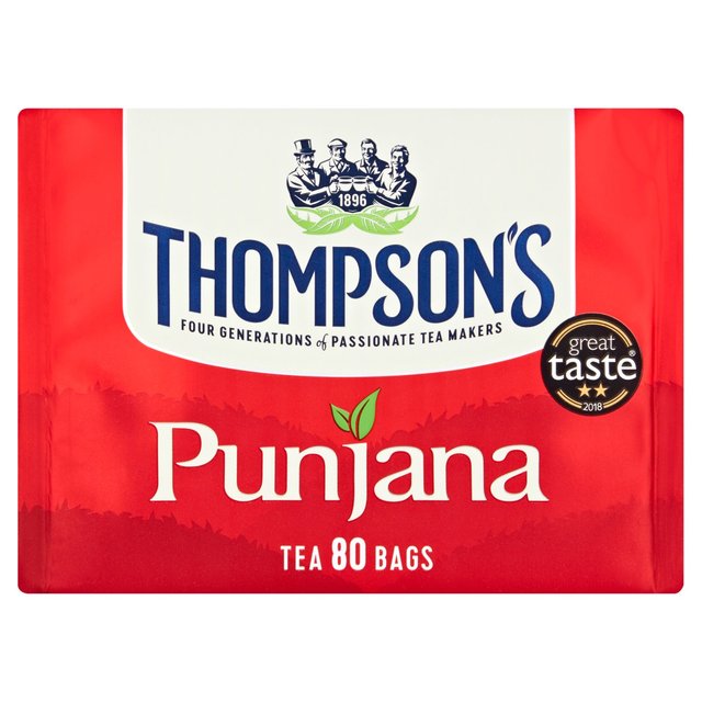 Thompsons Punjana Tea Bags 80 per pack GOODS M&S