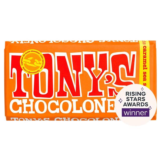 Tony's Chocolonely Milk Chocolate Caramel Sea Salt 180g GOODS M&S