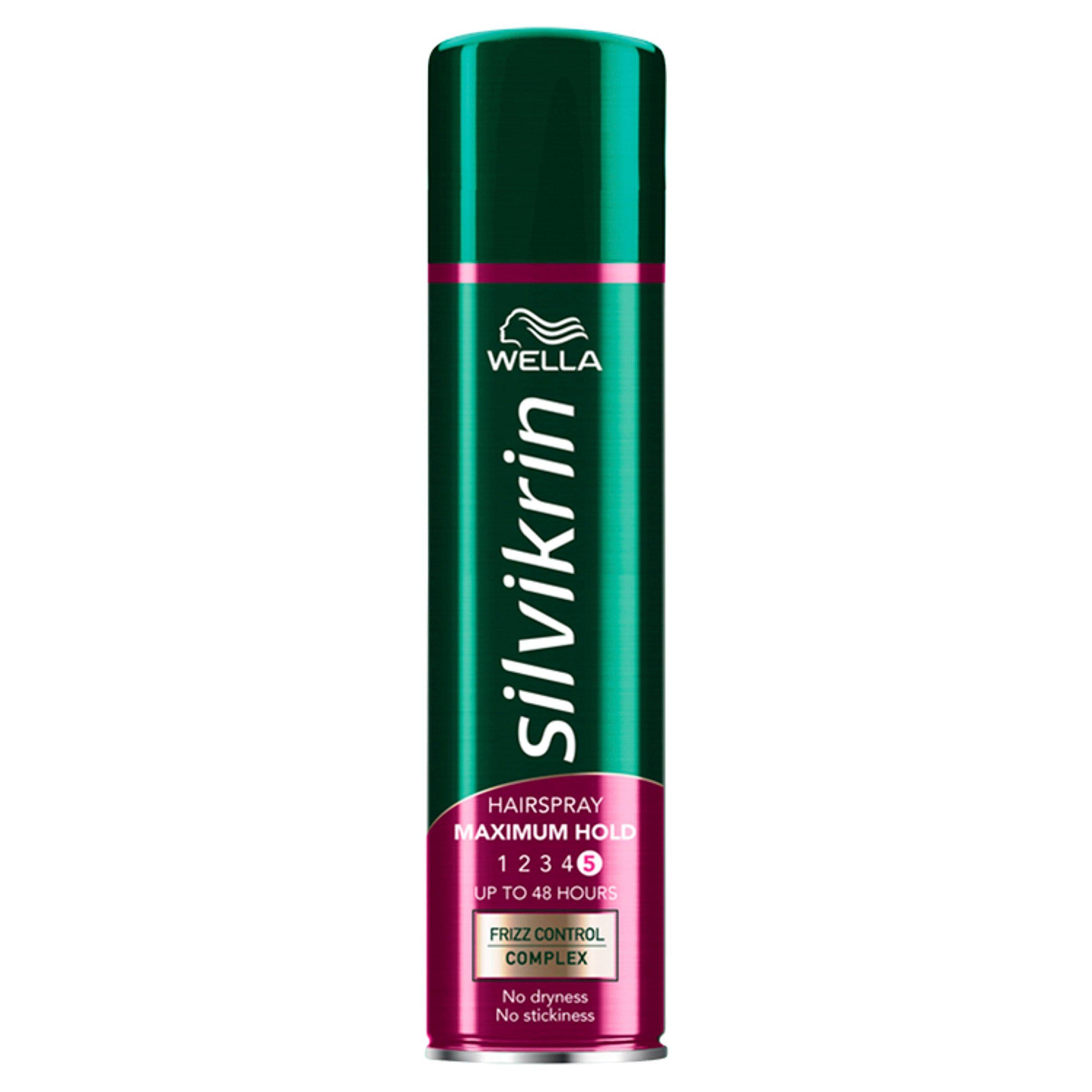 Wella Silvikrin Maximum Hold Hairspray 75ml Styling Sainsburys