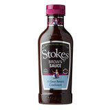 Stokes Real Brown Sauce Squeezy 505g GOODS M&S