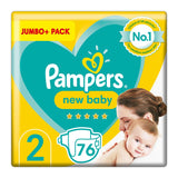 Pampers New Baby Windeln Größe 2, Jumbo+ 76er Packung