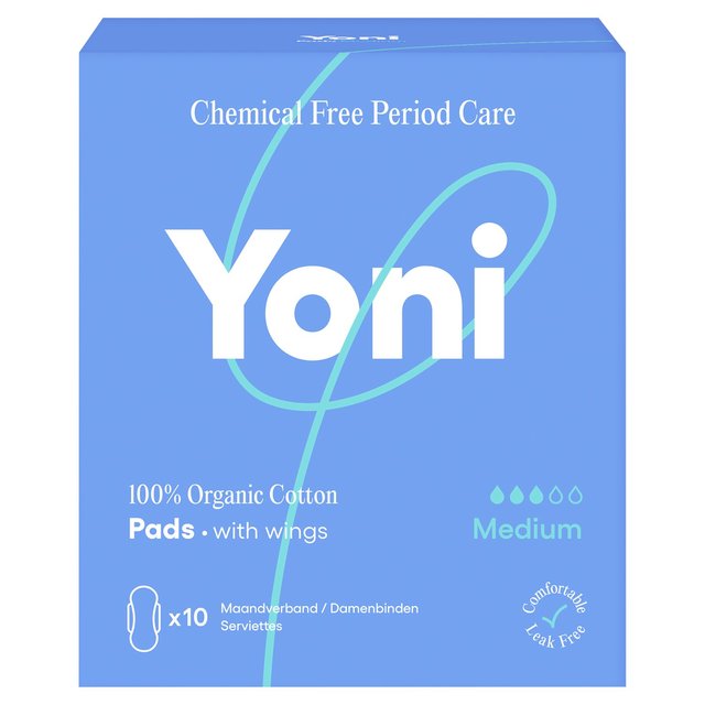 Yoni Organic Pads Medium 10 per pack GOODS M&S