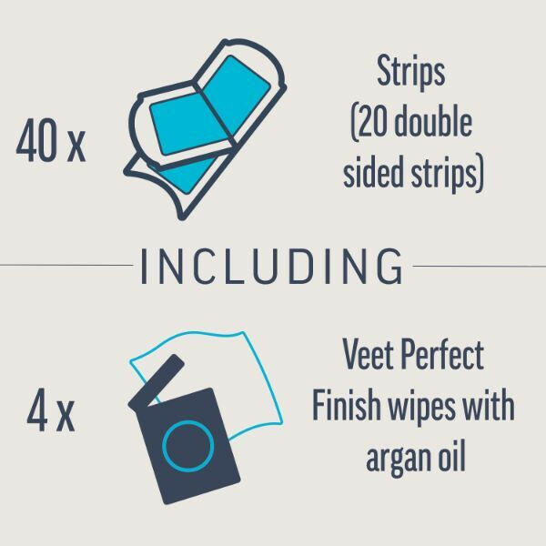 Veet Expert Cold Wax Strips Face Sensitive 40s GOODS Boots