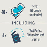 Veet Expert Cold Wax Strips Face Sensitive 40s GOODS Boots