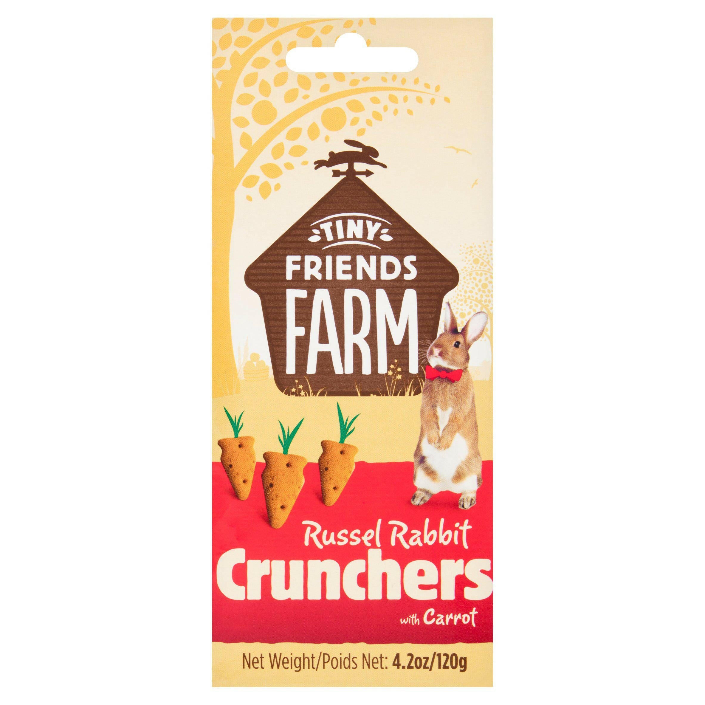 Tiny Friends Farm Russel Rabbit Crunchers With Carrot 120g GOODS Sainsburys