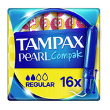 Tampax Pearl Compak Regular Tampons With Applicator x16 Women's Toiletries Boots