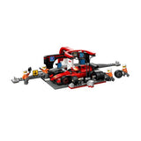 LEGO City Formula F1 Pit Stop Pit Crew with Ferrari Car 60443 6