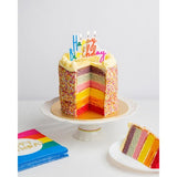 Talking Tables Rainbow Happy Birthday Candle