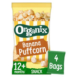 Organix Banana Puffcorn Toddler Snacks Multipack 12 months