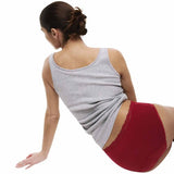 MS Womens Heavy Absorbency Period Full Briefs 12 Dark Cranberry