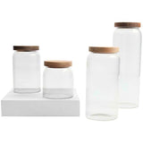 MS Medium Ribbed Glass Storage Jar