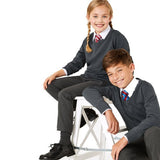 MS Unisex Pure Cotton Jumper 7-8 Years Grey