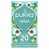 Pukka Organic Relax Tea With Chamomile x20 Home Compostable Herbal Tea Bags