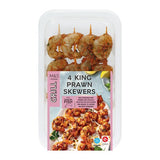 MS Grill 4 King Prawn Skewers with Nduja Marinade