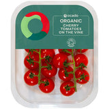 Ocado Organic British Cherry Tomatoes on the Vine