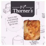 Jon Thorners Mature Somerset Cheddar Onion Quiche Small