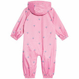 MS Girls Strawberry Hooded Puddlesuit 12-18 Months Pink