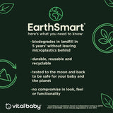 Vital Baby Nourish Store Wean Pots 60ml 6pk - natural