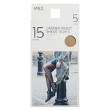 MS Collection Womens 15 Denier Matt Tights Medium Rose Quartz