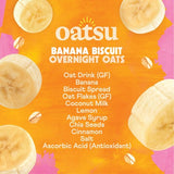 Oatsu Overnight Oats Banana Biscuit