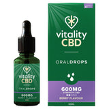 Vitality CBD Berry Oral Drops 600mg 30ml GOODS M&S
