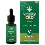 Vitality CBD Natural Oral Drops 1200mg 30ml GOODS M&S